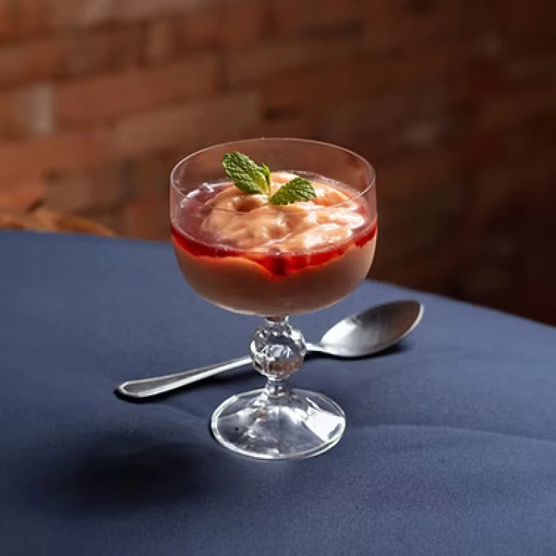 Creme de Papaia com Licor de Cassis