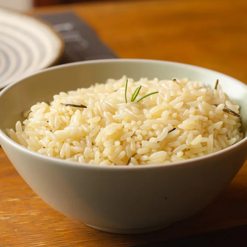 Arroz a La Manteca y Romero