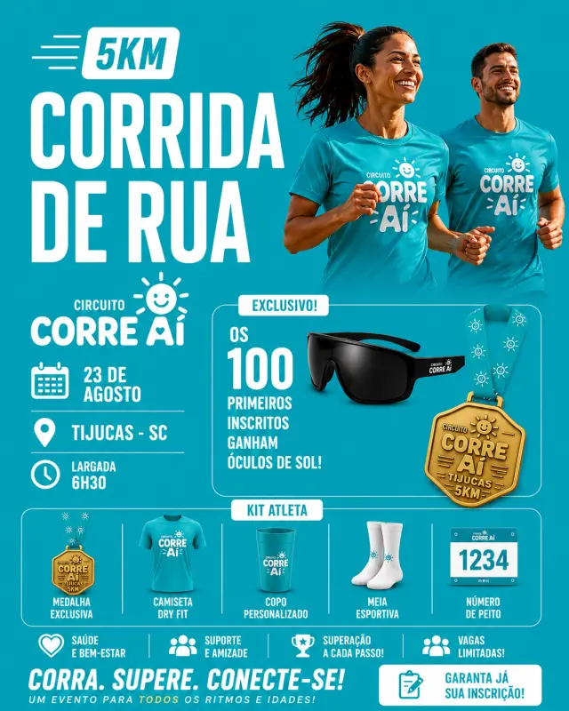 Foto do evento Corre Aí! Tijucas