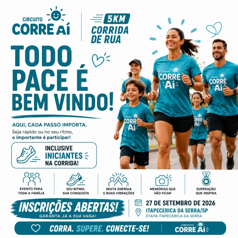 Foto do evento Corre Aí! Itapecerica da Serra/SP