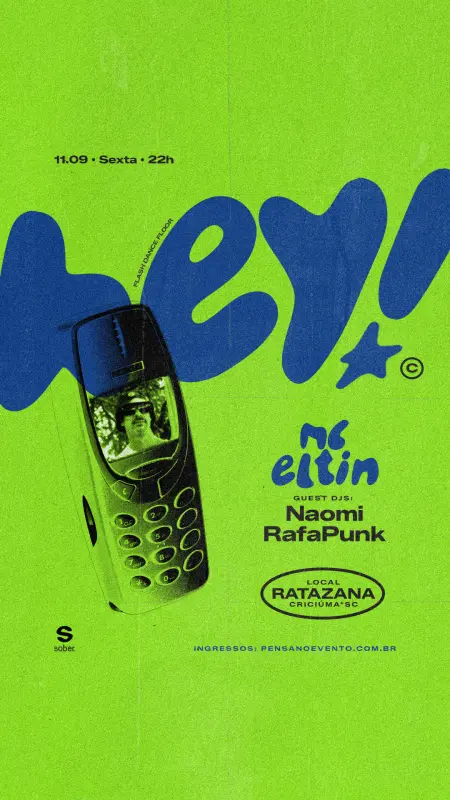 Foto do evento HEY! apresenta: MC Eltin