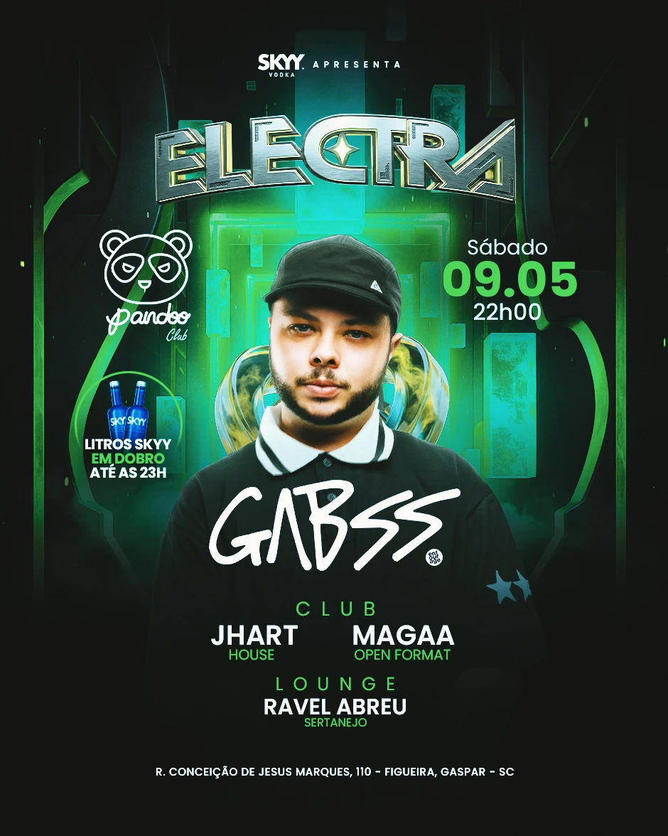 Capa do evento: ELECTRA COM GABSS