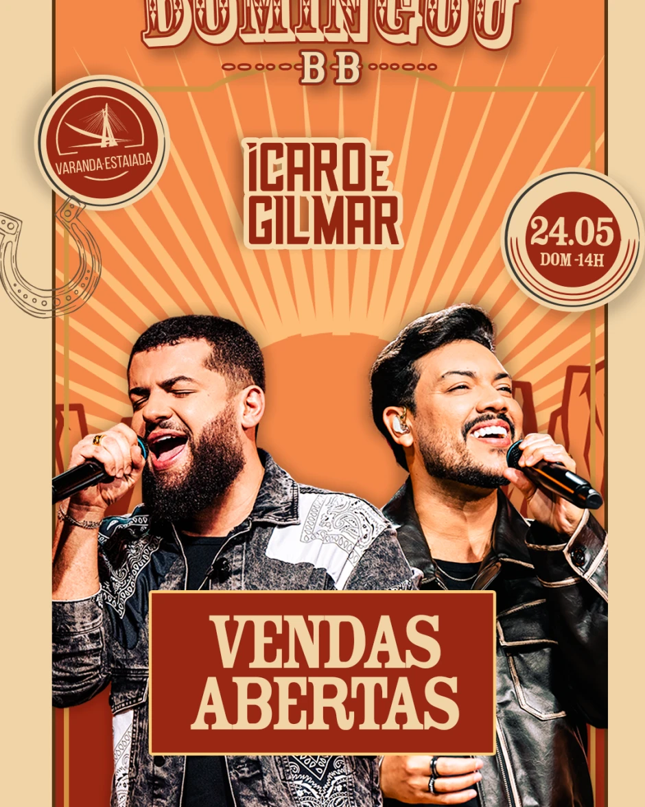Domingou BB com Icaro e Gilmar