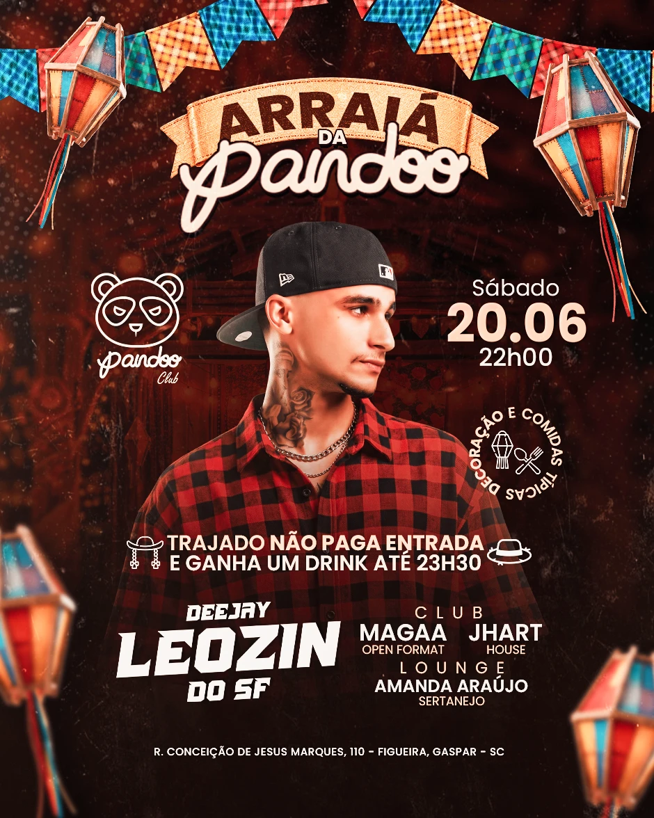 ARRAIÁ DA PANDOO COM LEOZIN DO SF