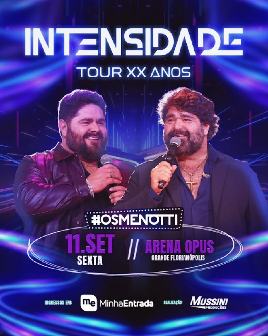 Cesar Menotti & Fabiano - Intensidade Tour 20 anos