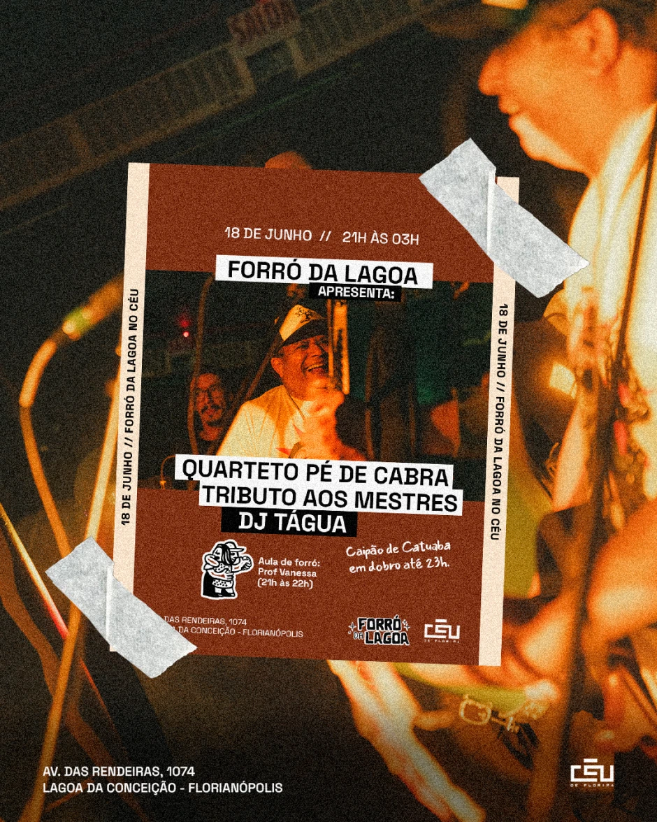 Quarteto Pé de Cabra tributo aos mestres + DJ Tágua e Prof Baby