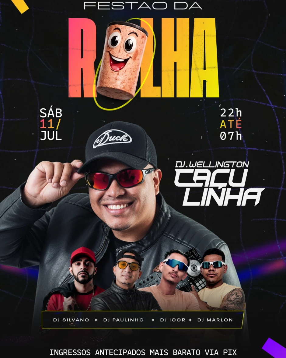 FESTA DA ROLHA Dj Wellington caçulinha
