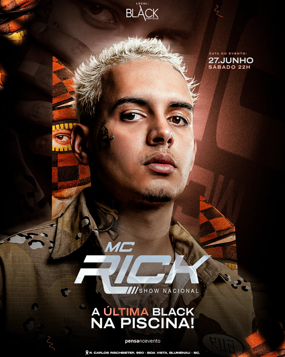 MC RICK - ÚLTIMA BLACK NA PISCINA