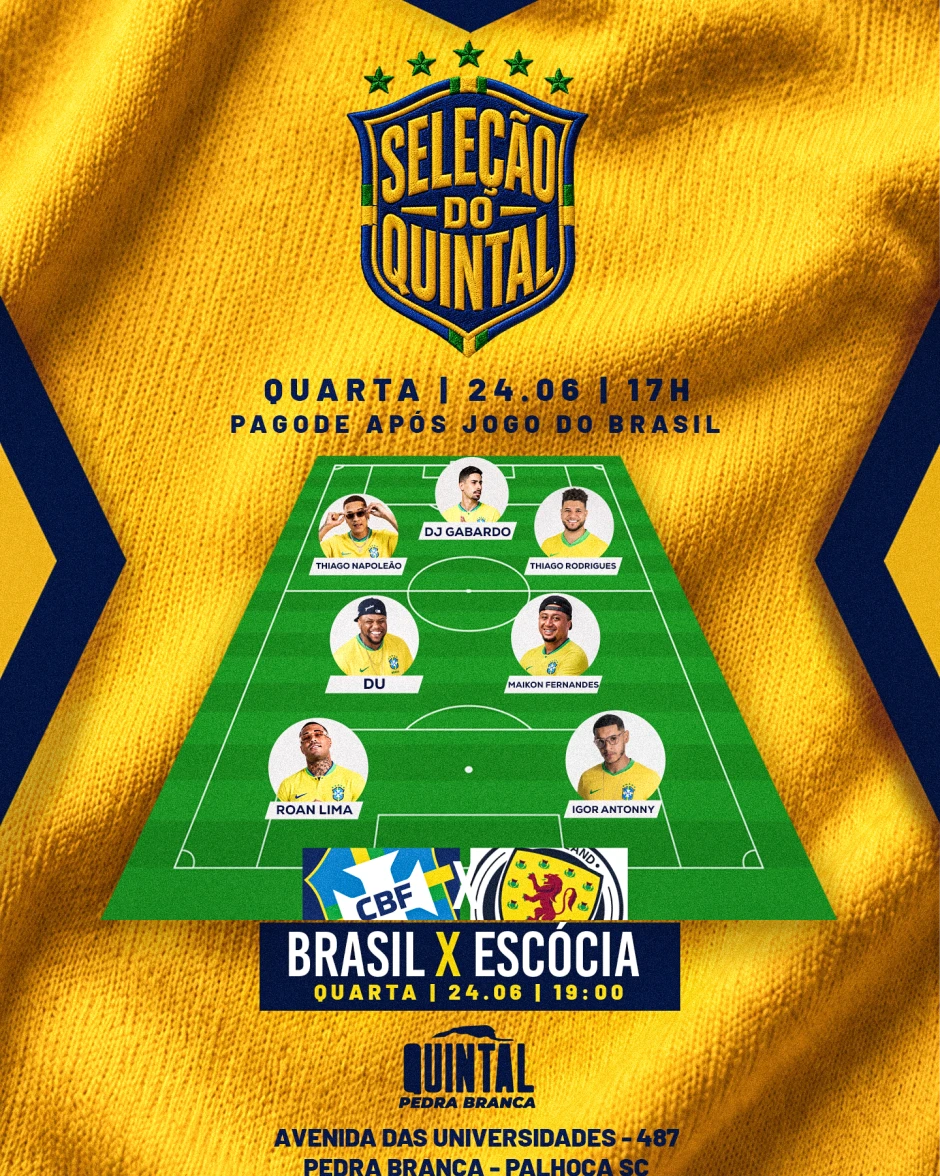 SELEÇÃO DO QUINTAL - BRASIL X ESCÓCIA