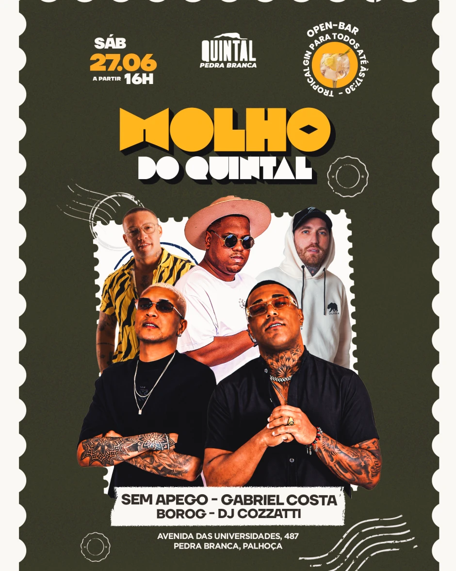 MOLHO DO QUINTAL - Sem Apego + Gabriel Costa + Borog + Dj Cozzatti