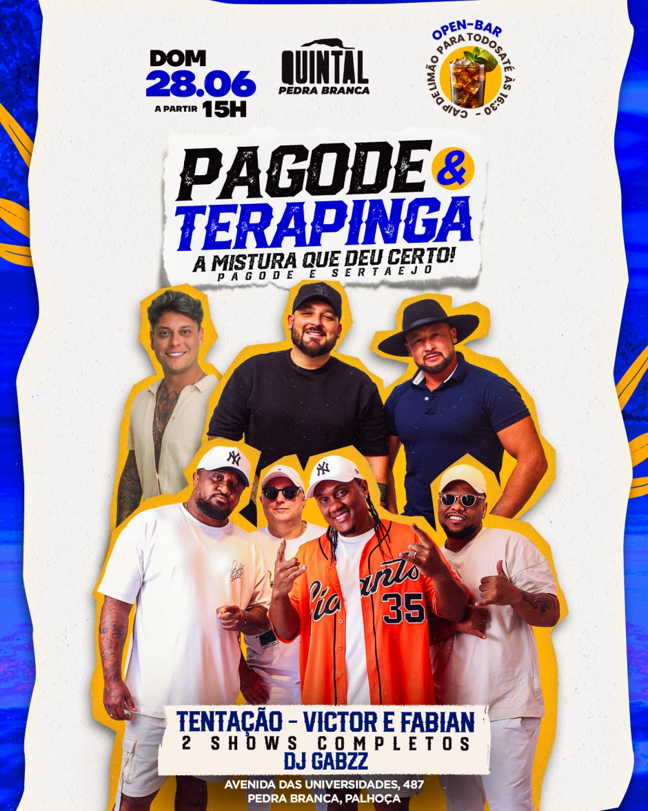 PAGODE & TERAPINGA - Tentação + Victor & Fabian + Dj Gabzz