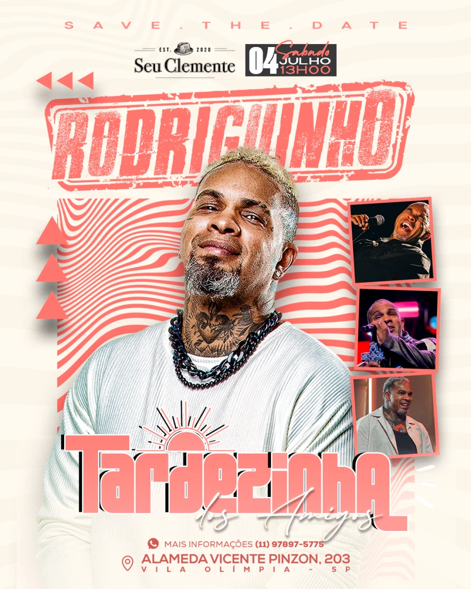 TARDEZINHA DOS AMIGOS - ESPECIAL RODRIGUINHO