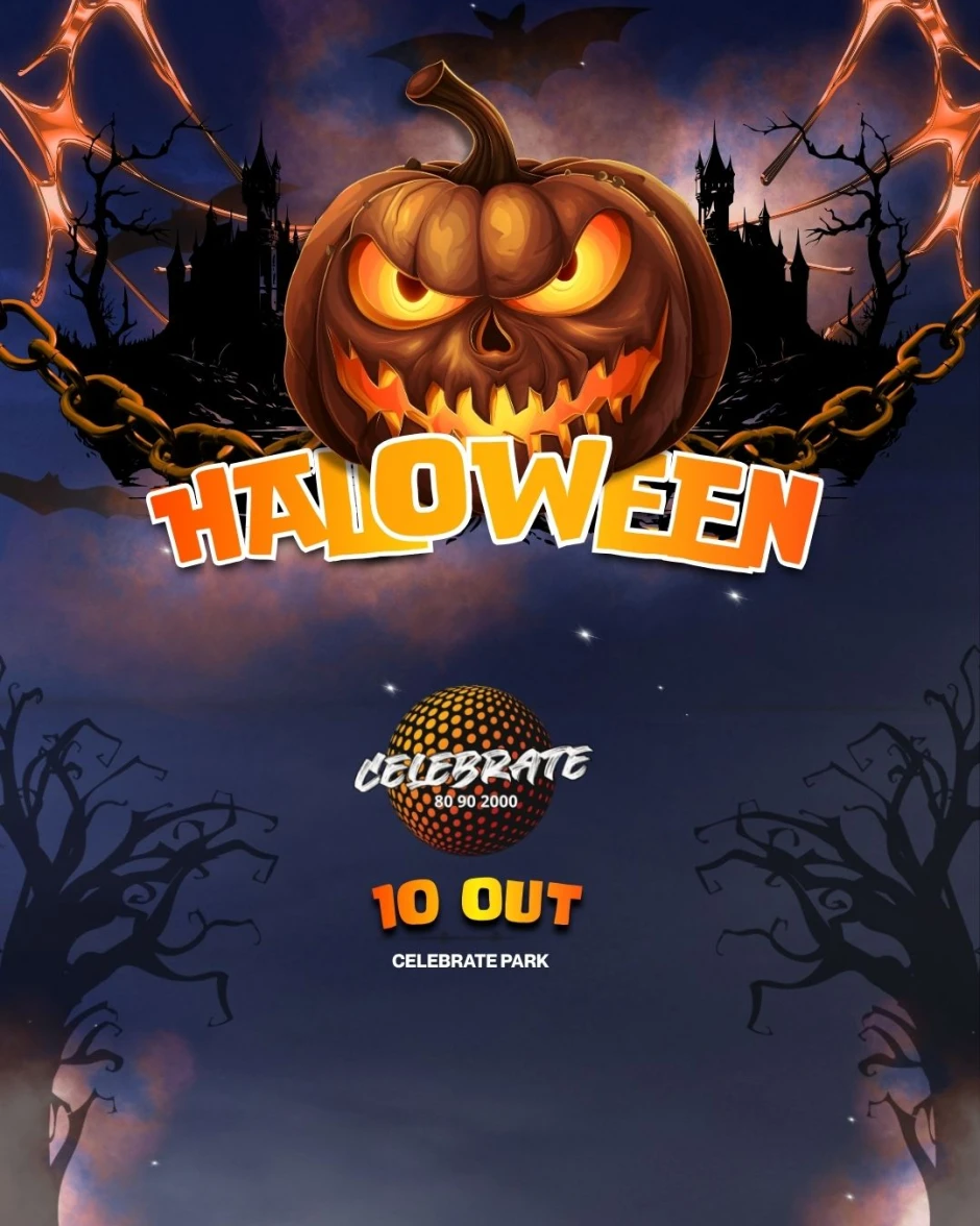 Celebrate park anos 80 e 90 | Halloween