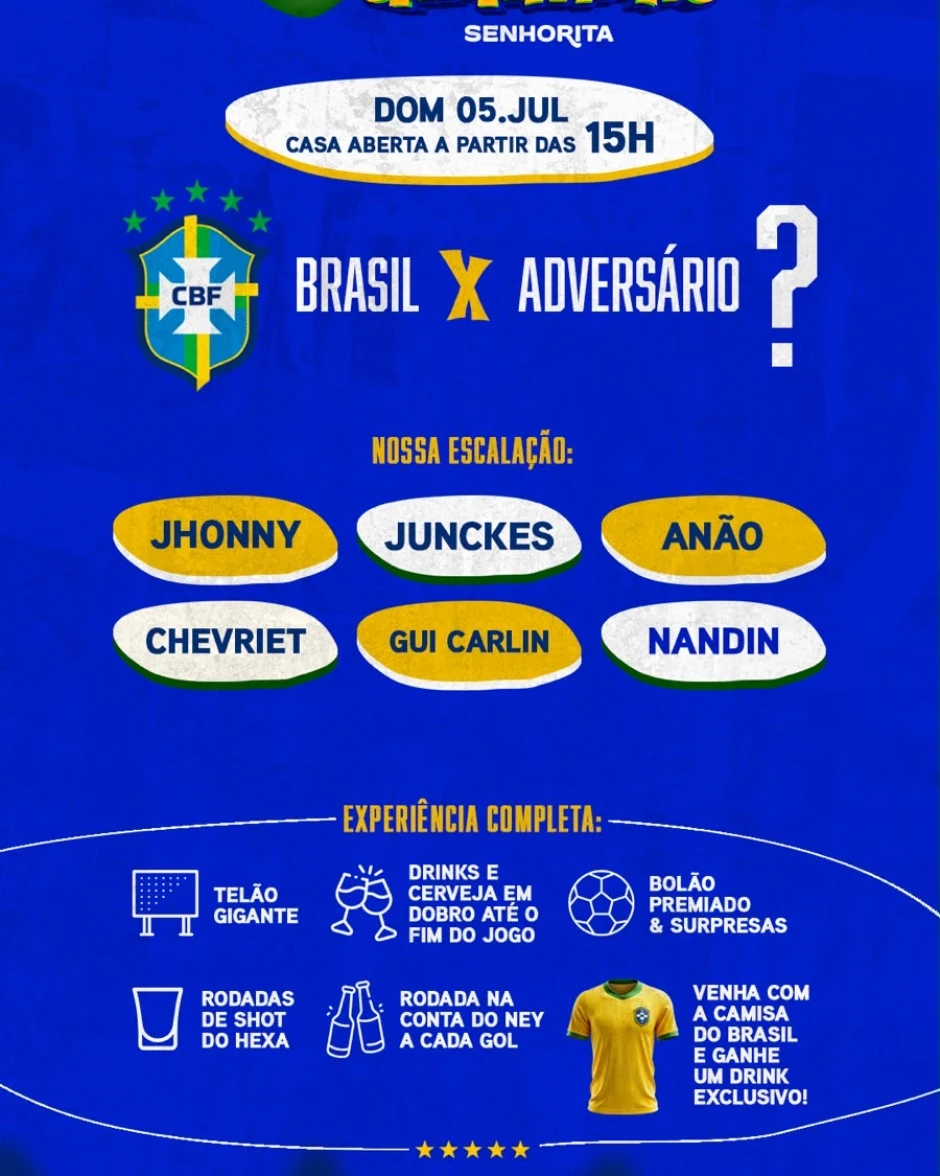 Domingo - Torcida Canarinho
