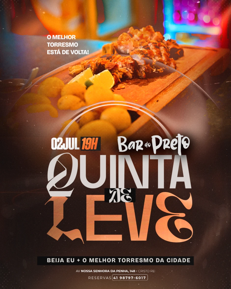 Qui.02.Jul - Quinta de Leve