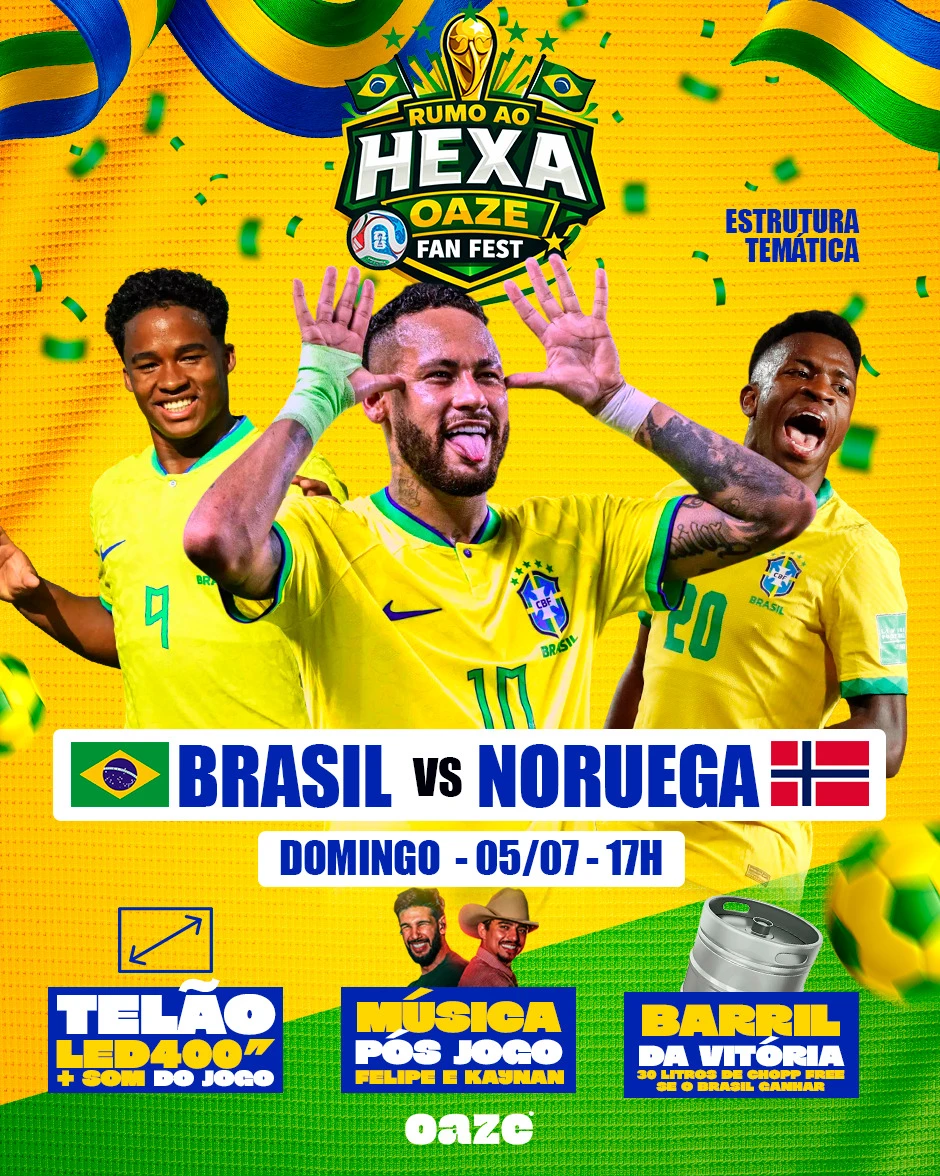 🇧🇷 OAZE FAN FEST – BRASIL OITAVAS DE FINAIS