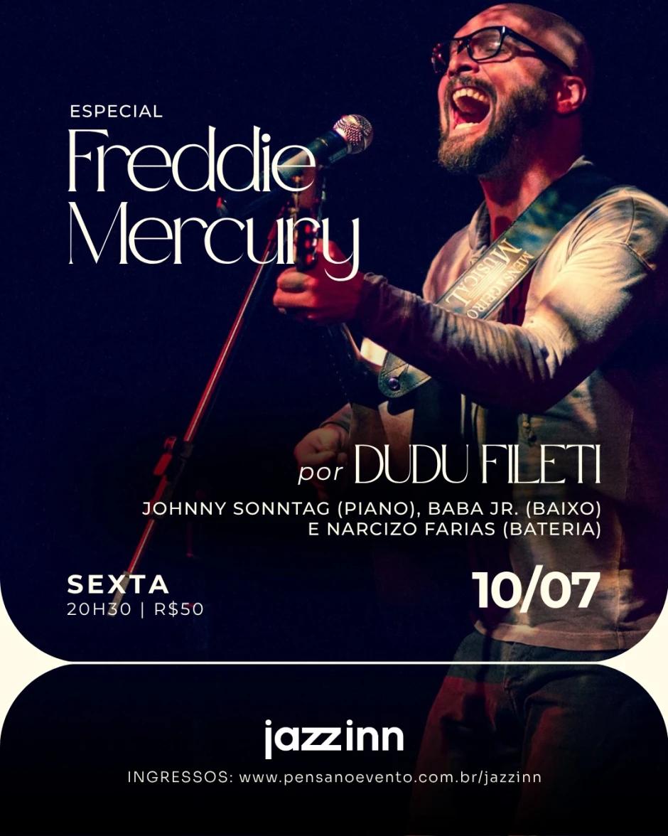 Especial FREDDIE MERCURY por Dudu Fileti