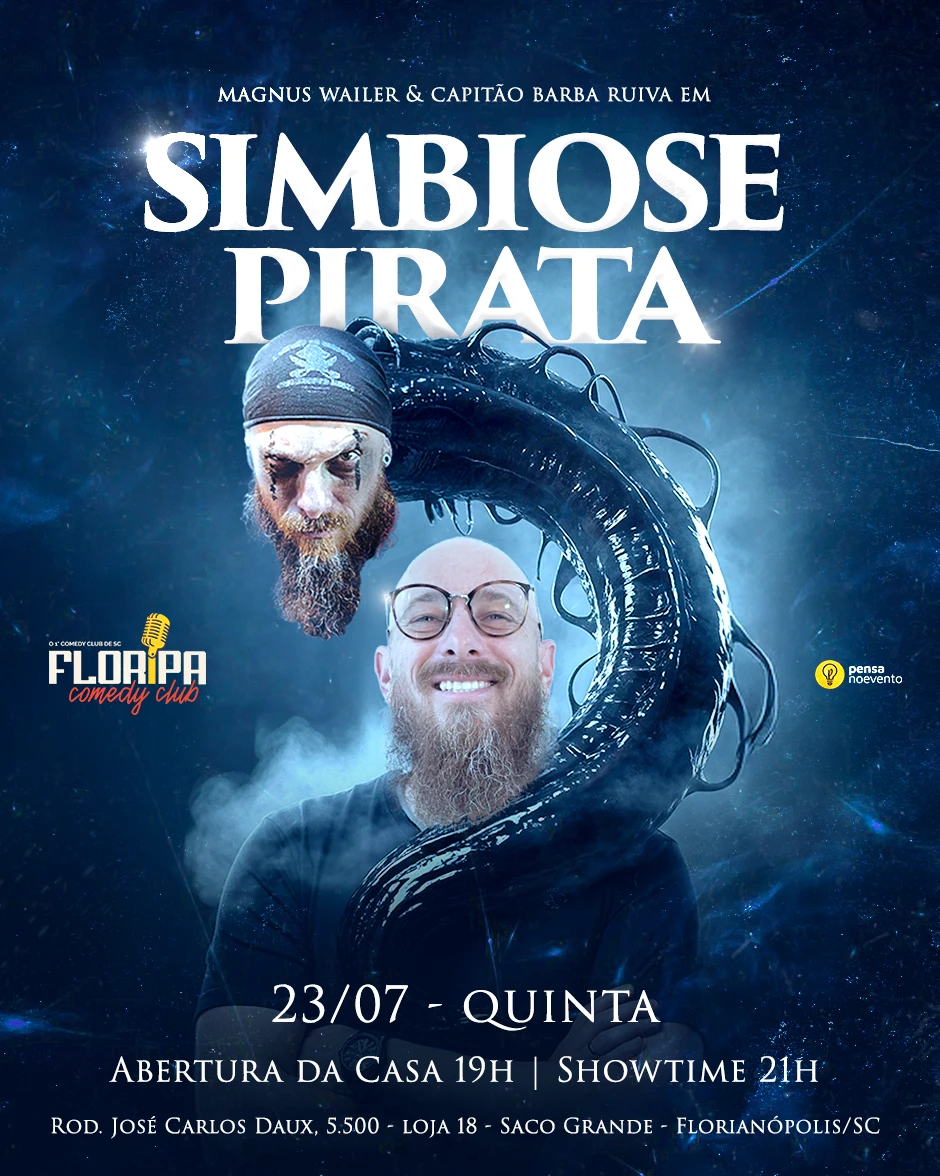 MAGNUS WAILER e CAPITÃO BARBA RUIVA - SIMBIOSE PIRATA - 21h
