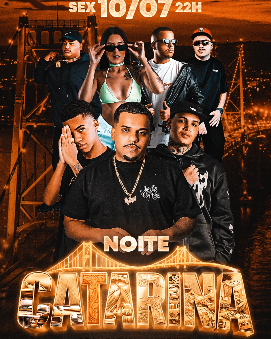 NOITE CATARINA - RBS + Jotav + Chirivino + João Beat + Amanda K. + Mega + Amaro
