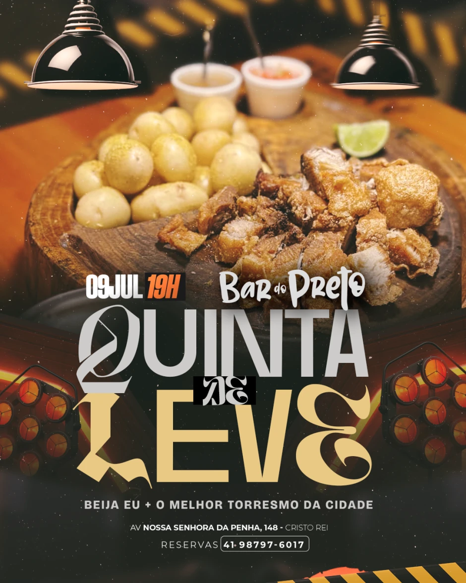 Qui.09.Jul - QUINTA DE LEVE