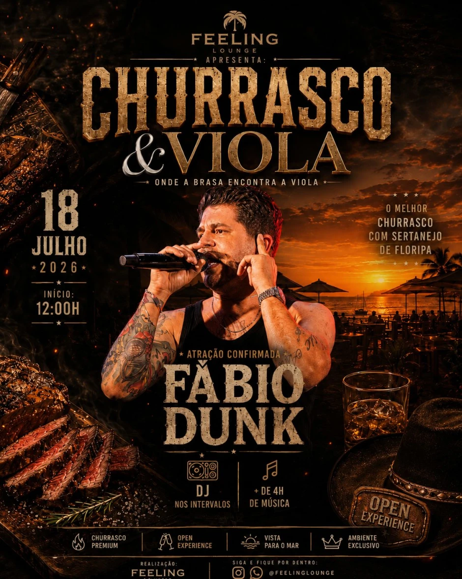 Churrasco & Viola - Onde a brasa encontra a viola