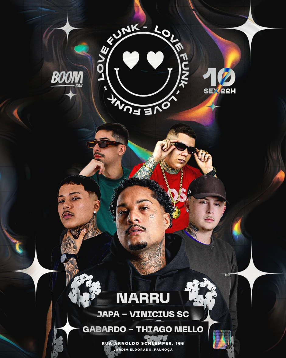 LOVE FUNK - DJ NARRU + DJ JAPA + DJ VINICIUS SC + DJ THIAGO MELLO + DJ GABARDO