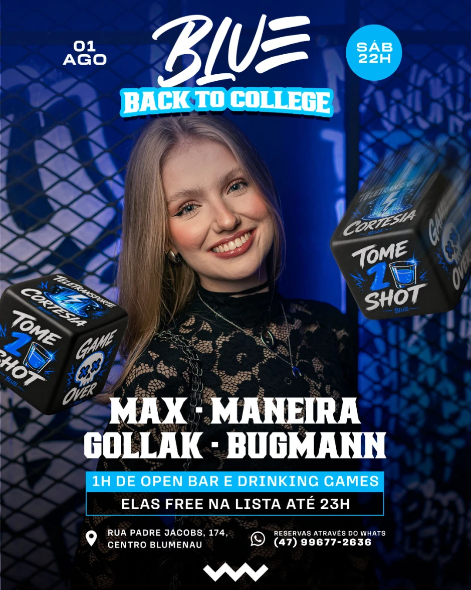 BLUE - BACK TO COLLEGE