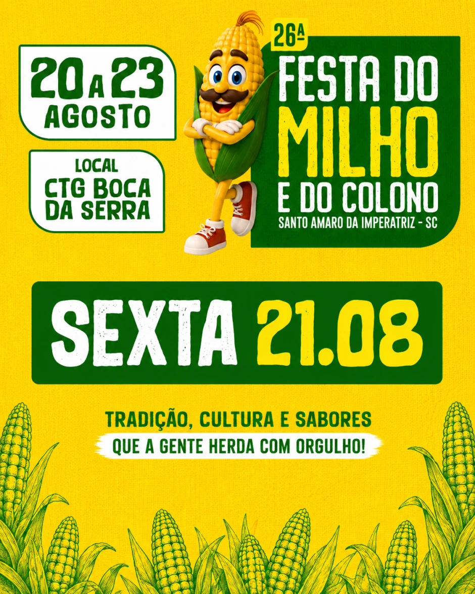 26ª Festa do Milho e do Colono - Sexta-feira