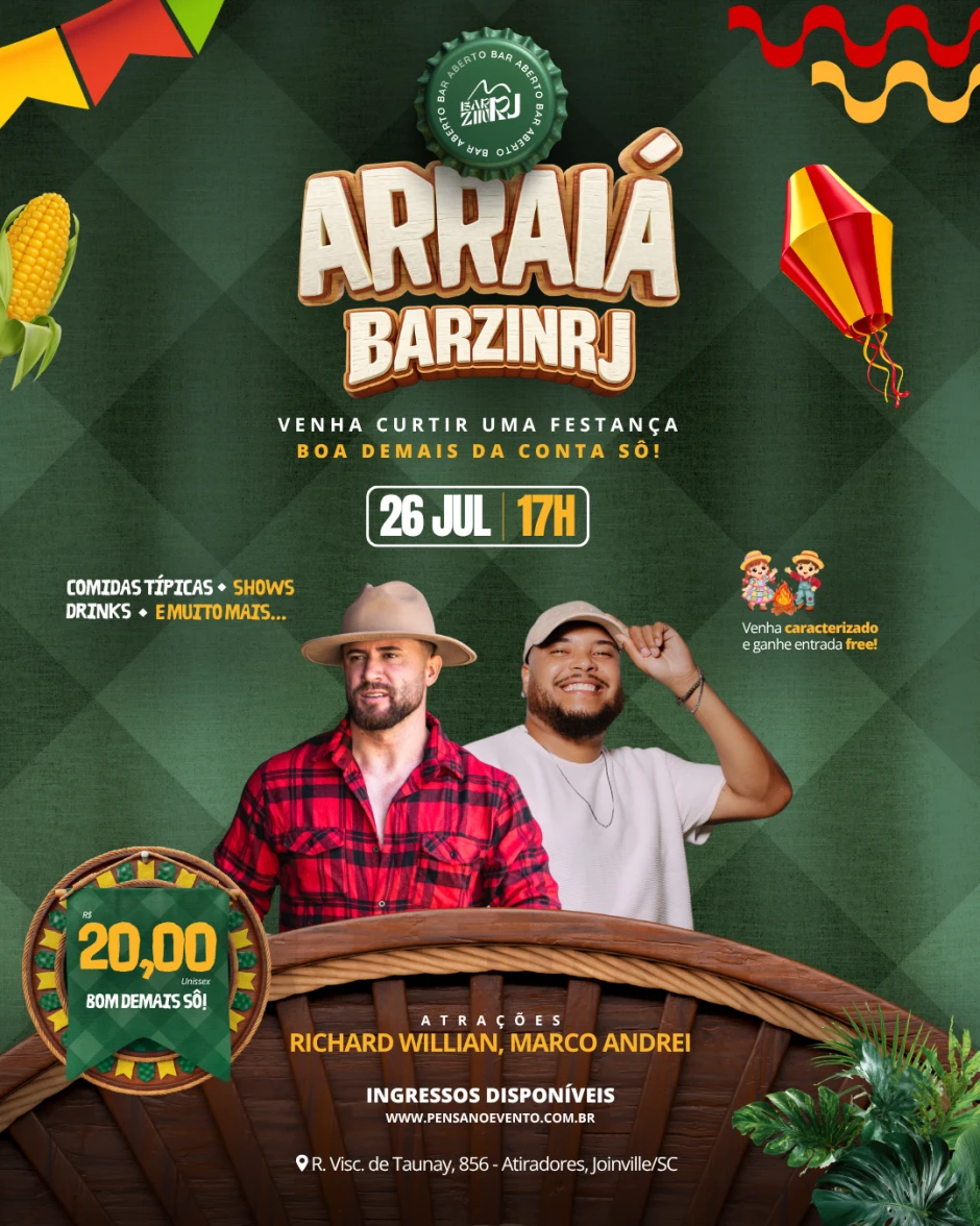 Arraiá do BarzinRJ