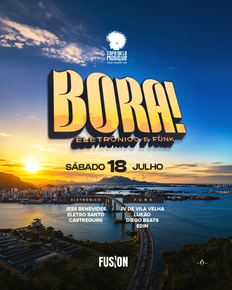 BORA! Eletrônico + funk no Cafe 💙