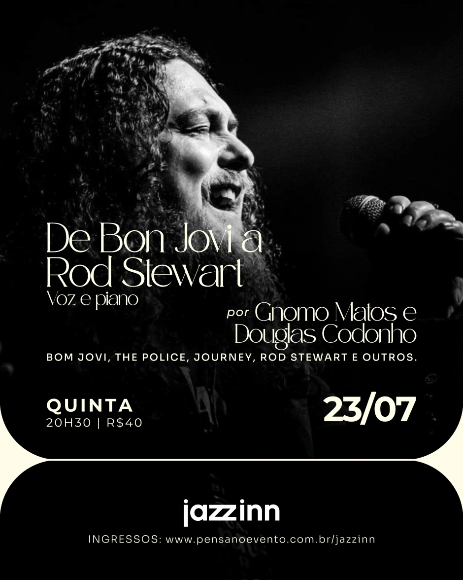 De BON JOVI a ROD STEWART por Gnomo Matos e Douglas Codonho