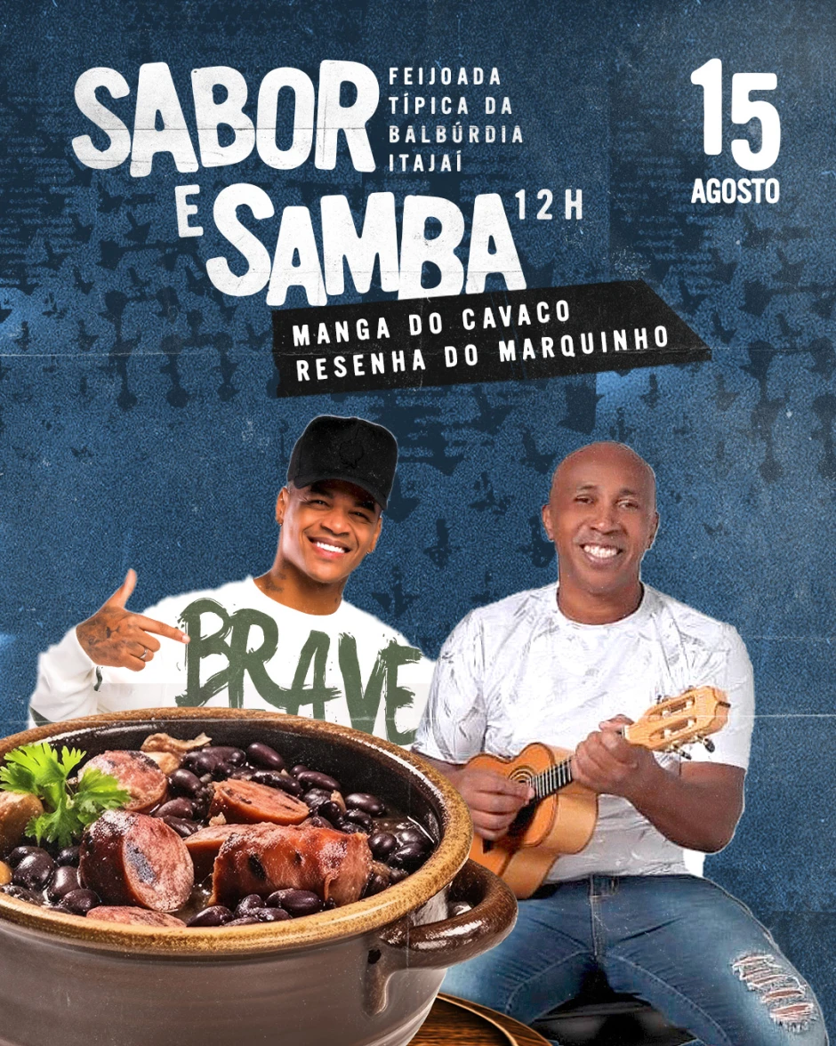SABOR E SAMBA - COM RESENHA DO MARQUINHO + MANGA DO CAVACO