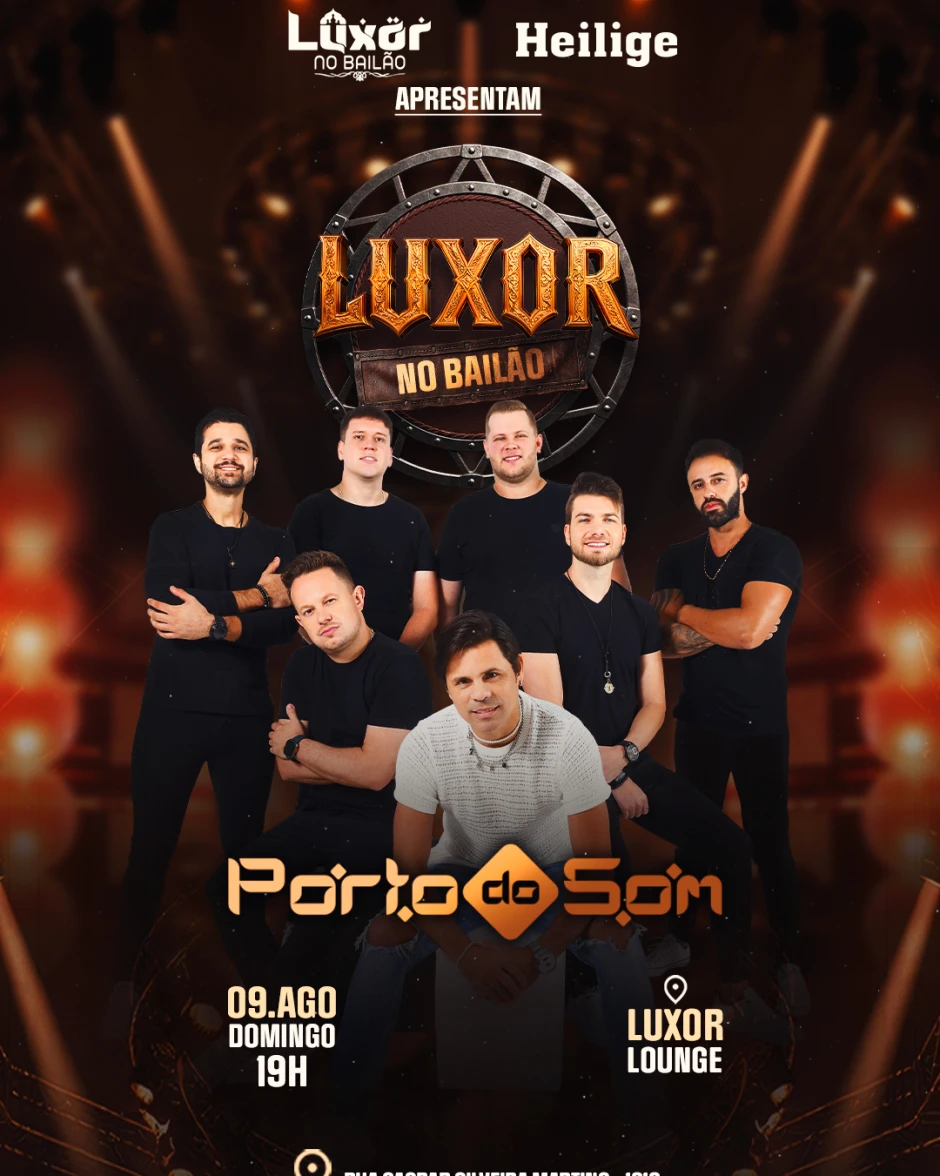 LUXOR NO BAILÃO - BANDA PORTO DO SOM