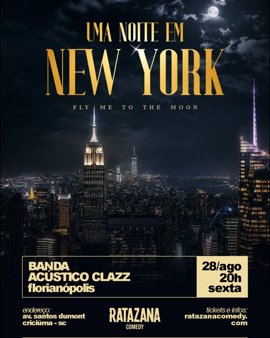 UMA NOITE EM NEW YORK - FLY ME TO THE MOON - BANDA ACÚSTICO CLAZZ