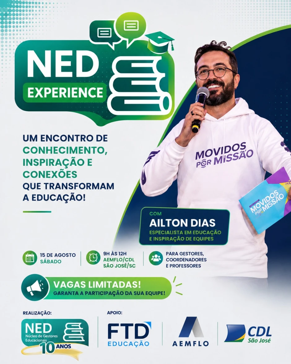 NED EXPERIENCE - PALESTRA & EDUCAÇÃO COM SENTIDO; COM AILTON DIAS