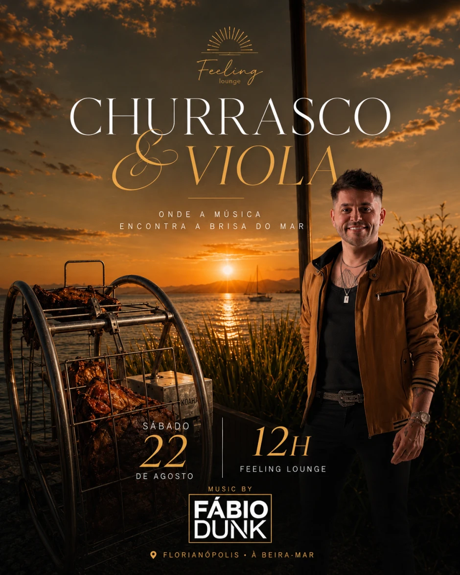 Churrasco & Viola - Onde a brasa encontra a viola