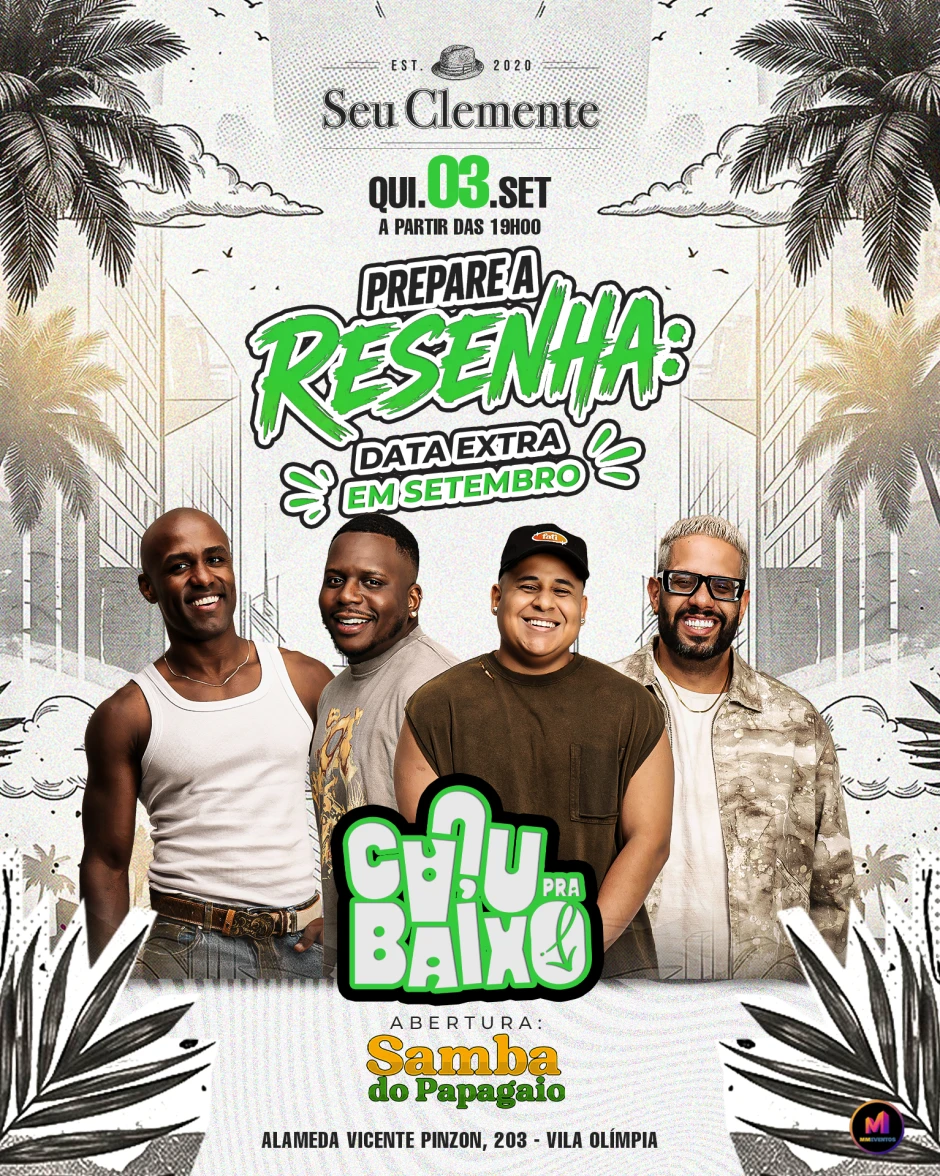 🟢 CAJU PRA BAIXO & CONVIDADOS - 03.09 ✔️