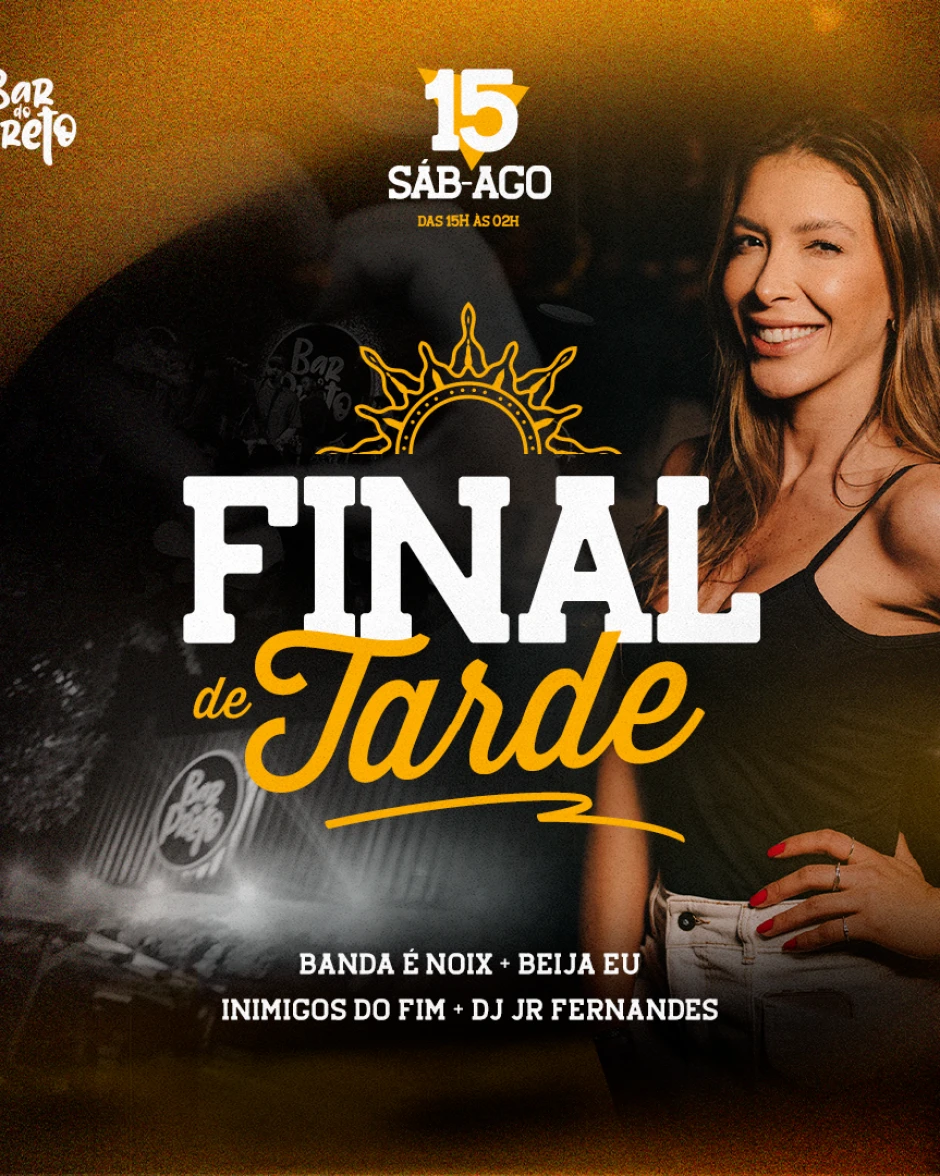 Sáb.15.Ago - No final de tarde
