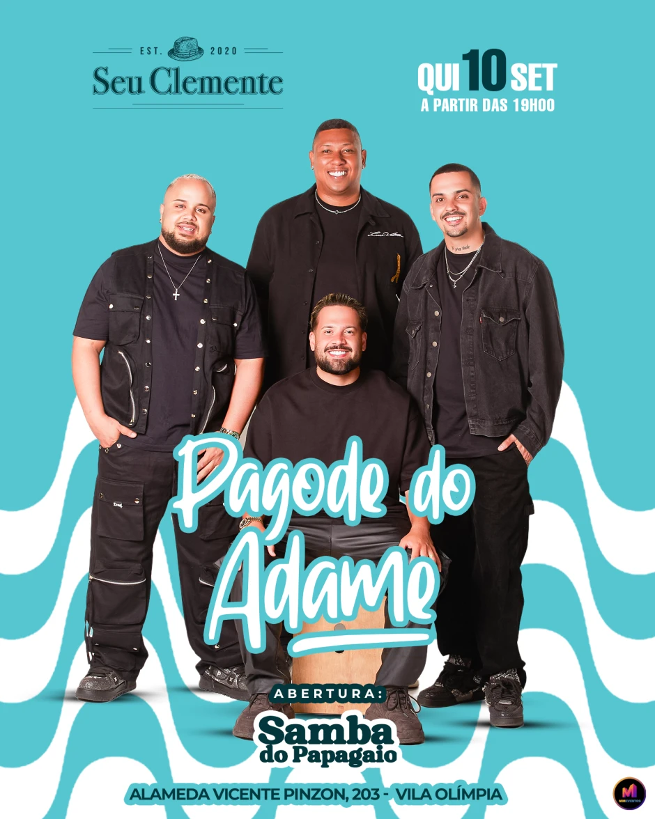 🟢 PAGODE DO ADAME & CONVIDADOS - 10.09 ✔️