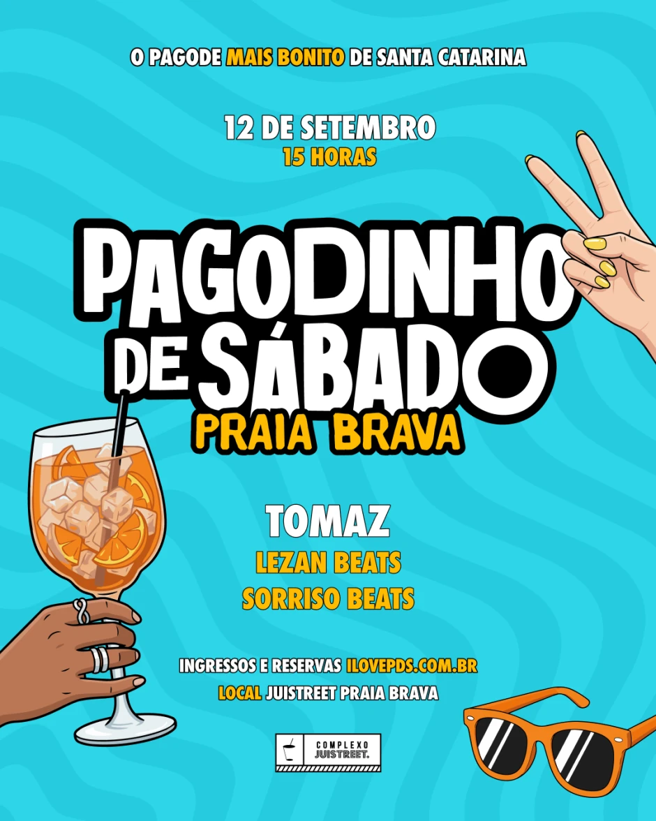 Pagodinho de Sábado | Praia Brava