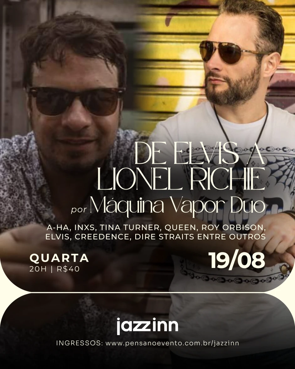 De ELVIS a LIONEL RICHIE por Máquina Vapor Duo