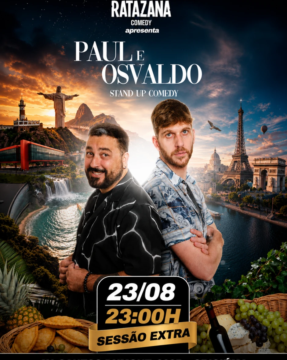 (SESSÃO EXTRA) PAUL & OSVALDO – STAND UP COMEDY