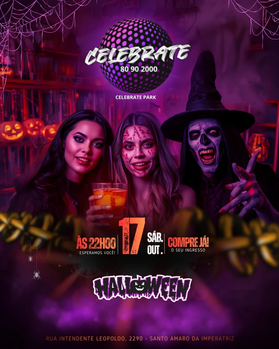 CELEBRATE PARK ANOS 80 E 90 | HALLOWEEN