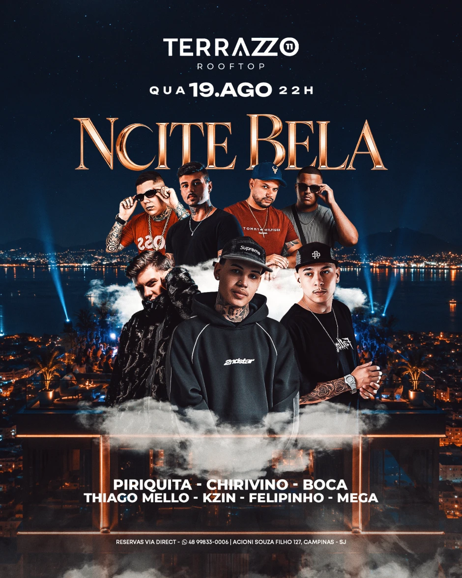NOITE BELA - Piriquita + Chirivino + Boca + Thiago M. + Kzin + Felipinho + Mega