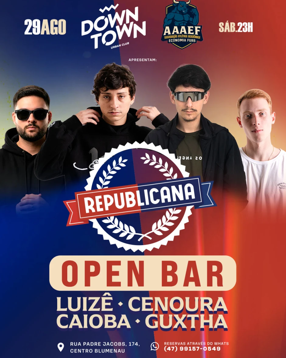 REPUBLICANA OPEN BAR
