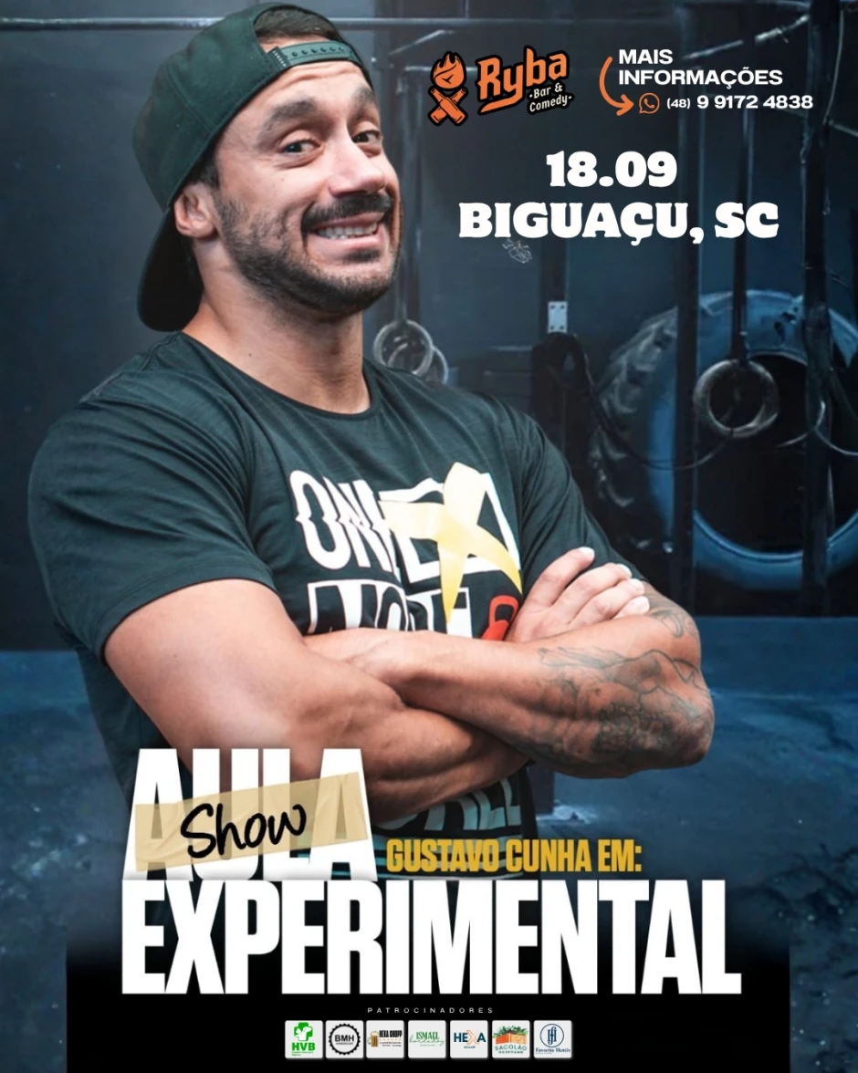 Gustavo cunha em Aula experimental
