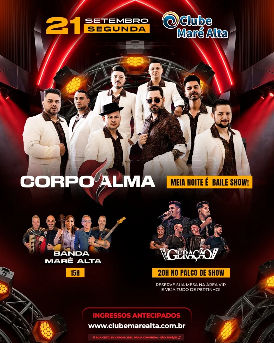 Clube Maré Alta - Corpo Alma