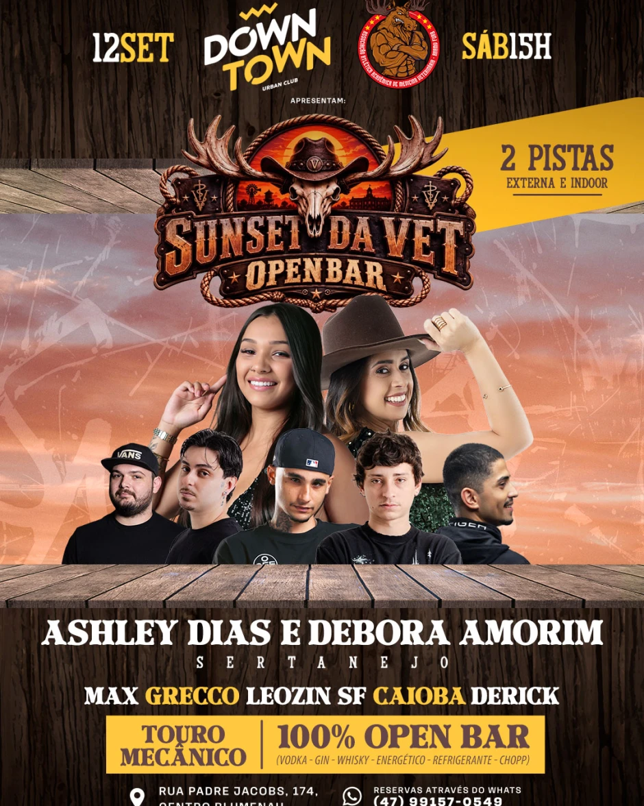 SUNSET DA VET - OPEN BAR