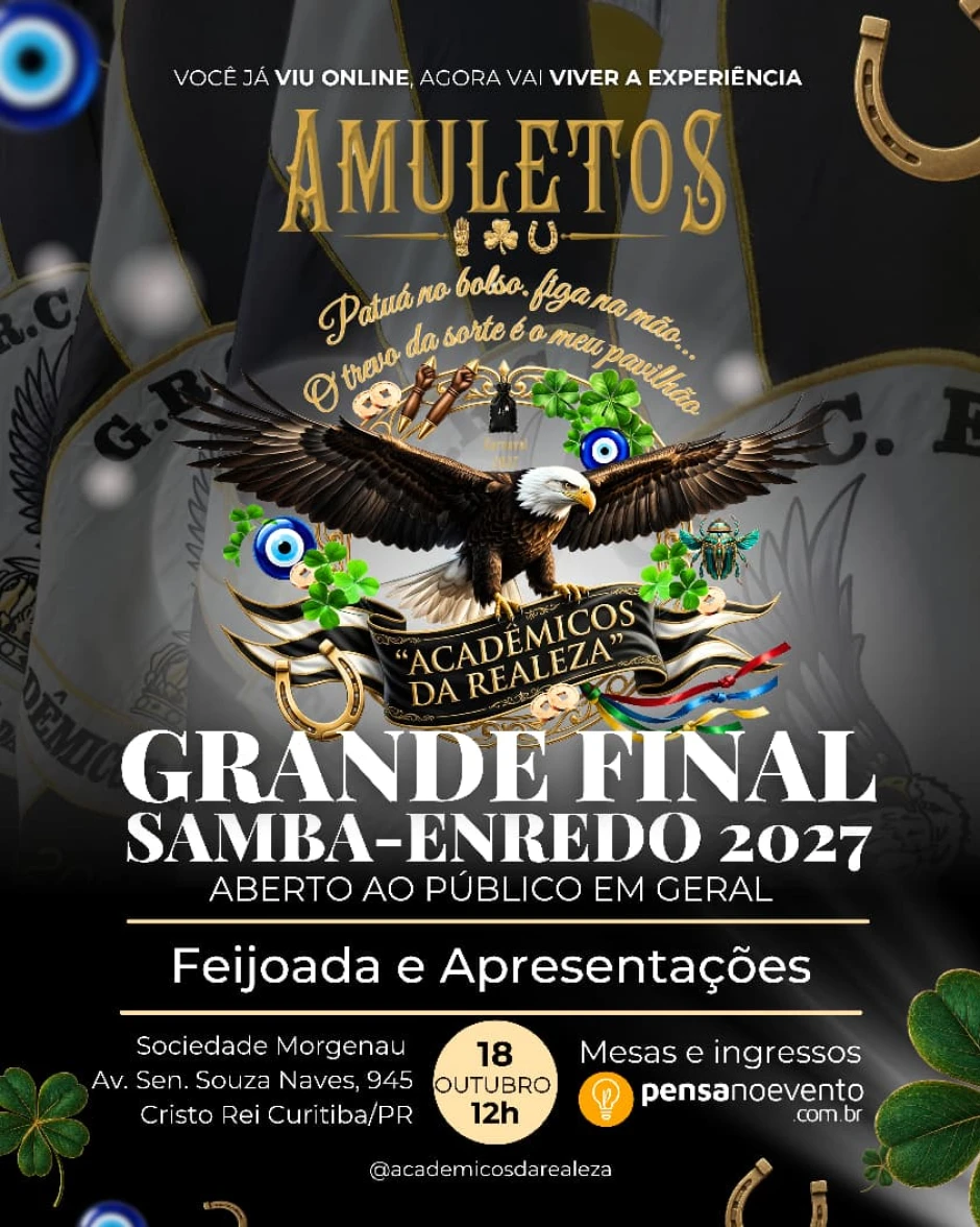 Feijoada da Realeza e Final do Concurso Samba-Enredo 2027