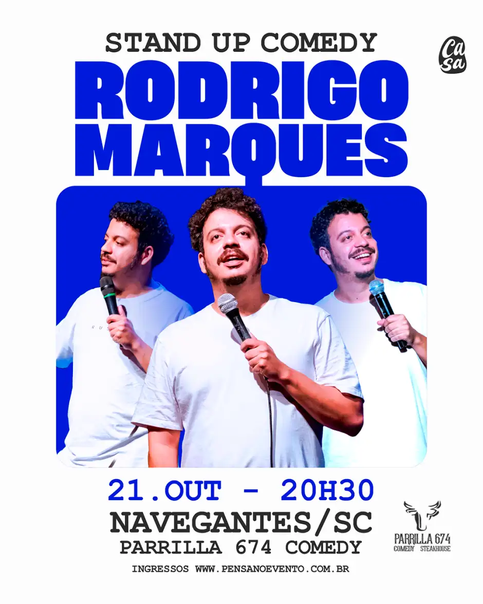 RODRIGO MARQUES EM STAND UP COMEDY